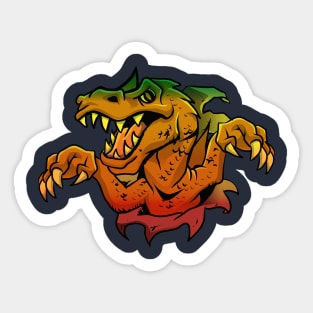 Cool Colorful Impressive Dinosaur Gift T-Shirt For Any Age Sticker